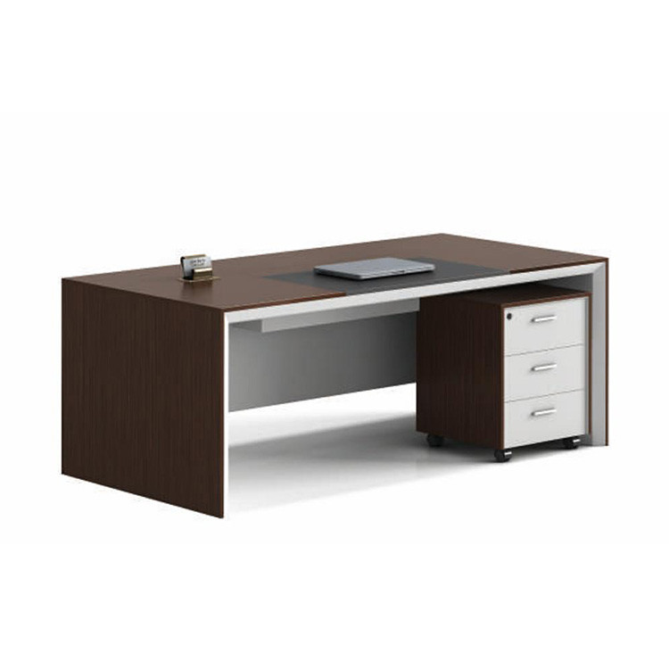 Wooden Boss Executive Office Desks H 750mm Classic Director Tables