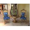 Buy cheap ISO9001 White Antique Hotel Furniture High Back Queen King Throne Chairs For Weddings from wholesalers