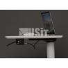 Buy cheap Single Metal Mobile Gas Lifting Sit To Stand Desk With Wheels from wholesalers