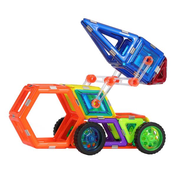 Buy cheap 3D Creative Missile Vehicle Magnetic Building Blocks Car Toys Smooth Surface from wholesalers