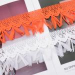 8cm Home Textile Chiffon Lace Tassel Fringe Trim