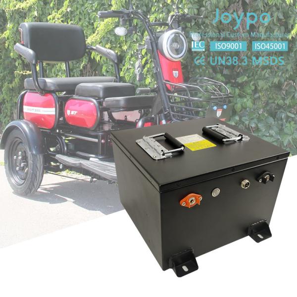 Buy cheap Cycle Life 4000 Times Long Last 48V 50Ah Lithium Battery For Electric Three Wheeler 25A Charge Current from wholesalers