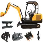 Diesel Petrol Digger Electric Lithium Battery 800kg 1000KG Excavator in Europe