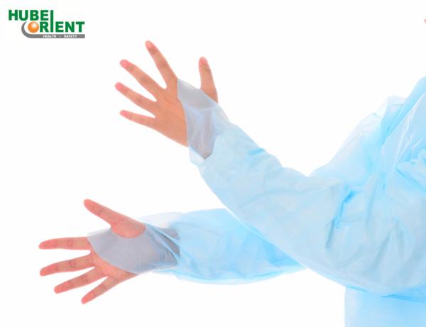 Buy cheap Polythene Disposable CPE Protective Gown For Particle Prevention from wholesalers