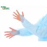 Buy cheap CE Standard Plastic Disposable Protective Gown/Blue CPE Surgical Gown For Hospital/Factory from wholesalers