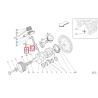 Buy cheap For Maserati Ghibli Levante Quattroporte Engine Crankshaft Tile Piston Link Tile Split Bearing OEM 280326 from wholesalers