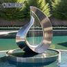 Buy cheap Outdoor swimming pool metal decoration abstract geometric musical symbols stainless steel sculpture from wholesalers