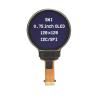 Buy cheap 0.75 Inch White 128x128 Resolution Round Screen OLED Display Module from wholesalers