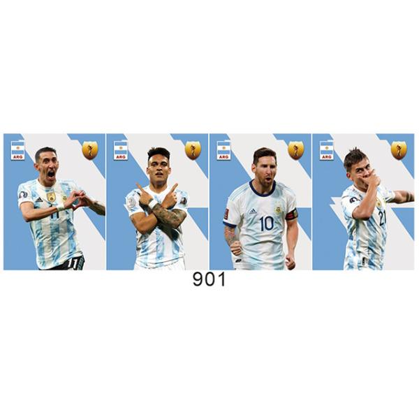 Buy cheap 14 Designs Ronaldo World Football Soccer Player 12x16 inches Poster 3D Lenticular Football Poster from wholesalers