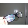 Buy cheap colorful disposable 3d fireworks glasses PC black plastic frame from wholesalers