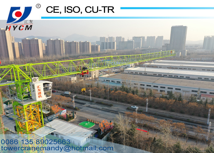 1.6*1.6*3m Split Mast Electric Tower Crane PT6013 Undercarriage Tower Crane 8ton 160m Self Climbing Crane