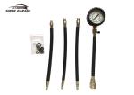 Motorcycle Engine Cylinder Compression Tester Kit Dual Scale Gauge 0-300PSi