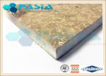 Fiberglass Net Backed Marble Veneer Sheets , Lightweight Stone Wall Panels