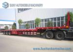 16 m 18 m Extra Long Gooseneck Semi Trailer Load Capacity 50 T