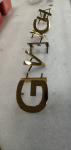 Gold 3D Galvanized Decorative Metal Letters 2-25mm Depth Mirror Polished /