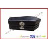 Buy cheap Wood Grain Jewellery Showing Gift Packaging Boxes , Black Rigid Paper Rings Packaging Boxes from wholesalers