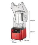 2200W Household Glass Ice Crusher Commercial Fruit Juicer Blender for Smooth