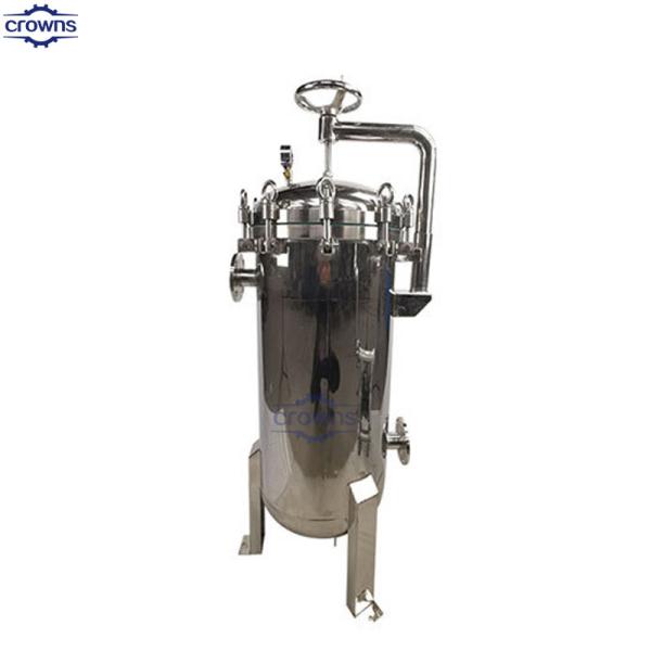 Buy cheap 1um-800um Precision Multi Bag Stainless Steel Bag Filter Housing For Food Processing from wholesalers