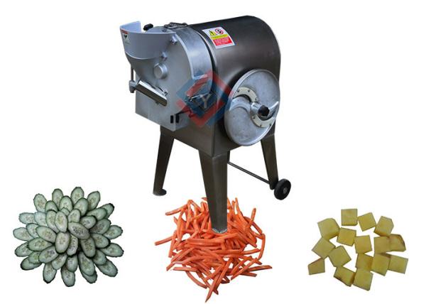 Buy cheap Commercial Vegetable Fruit Cutting Machine with 3 Cutting Shape 3 Blade Set from wholesalers