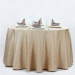 100% Polyester Hotel Dinning Wedding Table Linens Logo Print