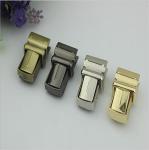High quality handbag hardware metal zinc alloy press bag push lock