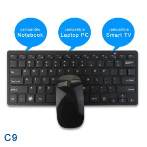 Customized Logo Printing Keyboard Mouse Combo With 12 Months Warranty