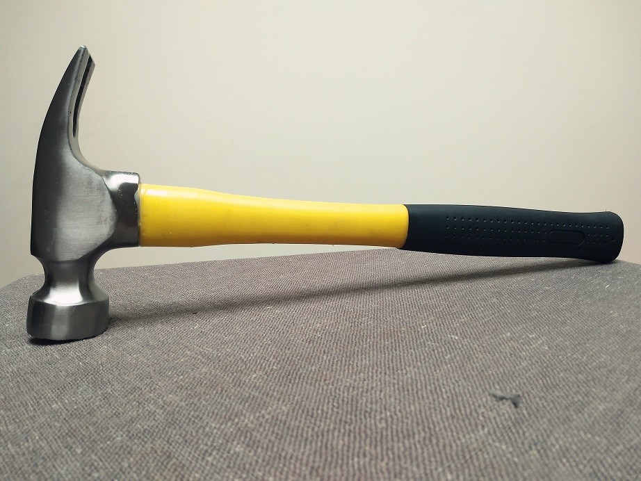 Steel Claw Hammer/Nail hammer(HKSP) 42cm Length handle,polishing surface and good price hand tools