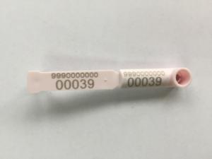 China ISO11784/5 FDX-B Sheep Ear Tags Electronic Sheep Tags For Animal Identification Custom Laser Printing Available on sale