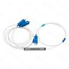 Buy cheap FTTx Systems SC UPC Fiber Optic PLC Splitter 1x2 Mini Steel Tube from wholesalers