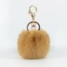 Buy cheap Handbag Pom Pom Fluffy Keyring , Faux Fur 120mm Unique Keychains For Women from wholesalers