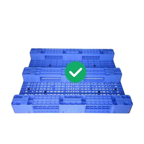 Buy cheap HDPE Plastic 1300x1100 Heavy Duty Pallet 5000Kg Static Load from wholesalers