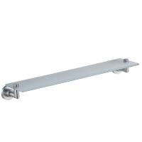 Buy cheap Glass Bathroom Accessories Shelves Wall Mounted Rectangular Polished 21.65 Inch product
