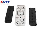 Cold Runner Electrical Molding Assembled Parts TPE Plastic Outlet Cover