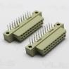 Buy cheap Dual Third Row Polyester PBT DIN 41612 Connector Male Female 3.0A 1000VAC from wholesalers