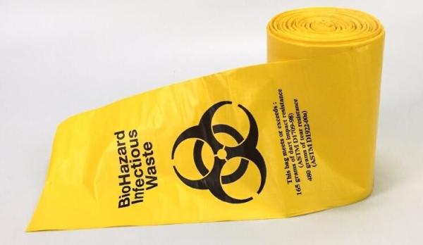 Buy cheap Medical waste garbage bags / Yellow Red Medical waste garbage bags/ Infections Linens Waste Bags, Biohazard & Linen Bags from wholesalers