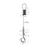 Buy cheap Art Painting Hanging Zinc Alloy Snap Hook With Security Cap Cobra Head from wholesalers