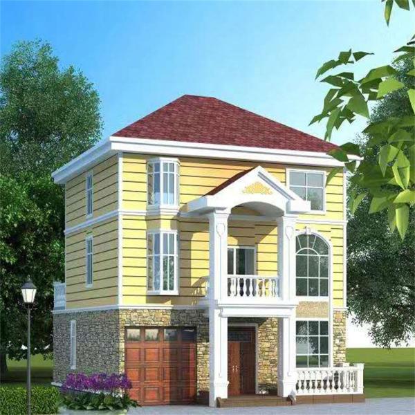 Buy cheap Light Steel Structure Prefabricated Luxury Villa Two Story Prefab House from wholesalers