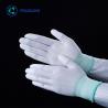 Buy cheap High Density White Polyester Cleanroom Gloves Carbon Fiber ESD Gloves Industrial Good Quality from wholesalers