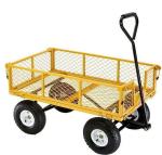 Dimension L x W x H 86*46*85 Multi Purpose Steel Mesh Utility Garden Tools Cart