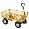 Buy cheap Tools Heavy Duty Utility Garden Lawn Wheelbarrow Trailer with Easy Removal Advantage from wholesalers