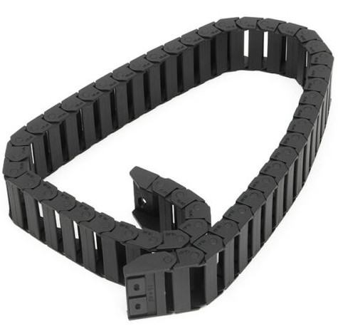 15x40mm 1M Nylon Cable Drag Chain Wire Carrier High Speed For CNC Router