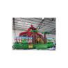 Buy cheap Red Coconut Tree Inflatable Fun City With Slide Jumping Castle from wholesalers