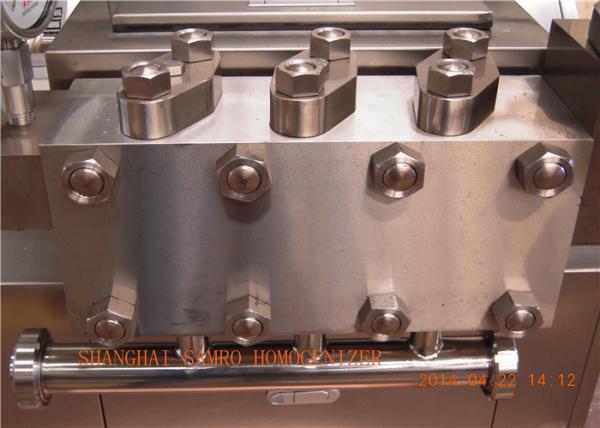 Buy cheap UHT Plant High Efficiency Ice Cream Homogenizer 2 Stage Handle Type from wholesalers