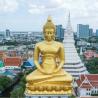 Buy cheap Hand Forged Bronze Buddha Sculpture , Large Sitting Buddha Statue Bronze from wholesalers