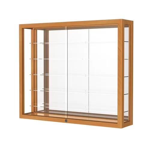 Buy cheap Simple Retail Wall Display Shelves Solid Wooden Wall Display Cases Heirloom Series from wholesalers