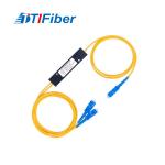 Lightweight fiber optic splitter 1x2 ABS PLC Splitter Low Return Loss
