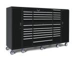 96" 72" Metal Workshop Tool Cabinet for Heavy Duty Rolling Car Mechanics Auto
