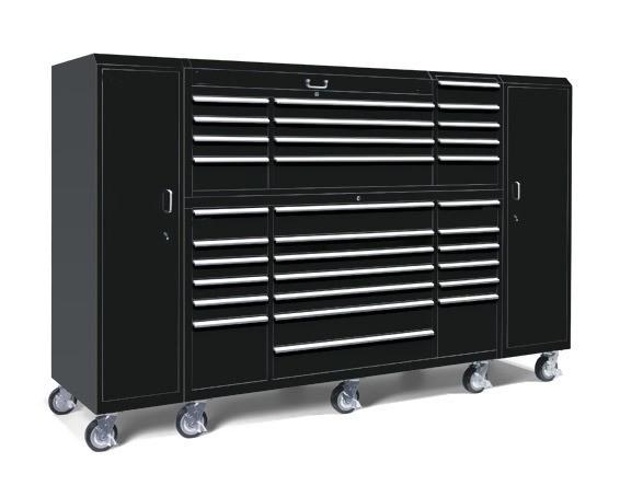 Power Coated Finish Cold Rolled Steel Workshop Tool Trolley for Professional
