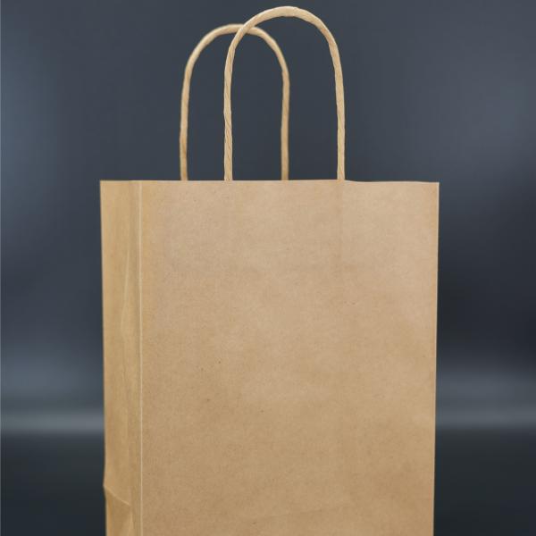 Buy cheap ODM Personalised Kraft Paper Bags Oversize PP Rope Cotton Grosgrain Handle from wholesalers