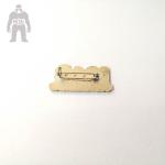 3D Hard Flag Metal Label Plates , Military Label Football Pin Badges